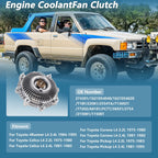Engine Cooling Fan Clutch for Toyota 4Runner L4 2.4L (1984–1995) No. 274301