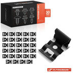 30Pcs Metal Window Reveal Molding Clips for Chevy C10, Impala (1960–1987)