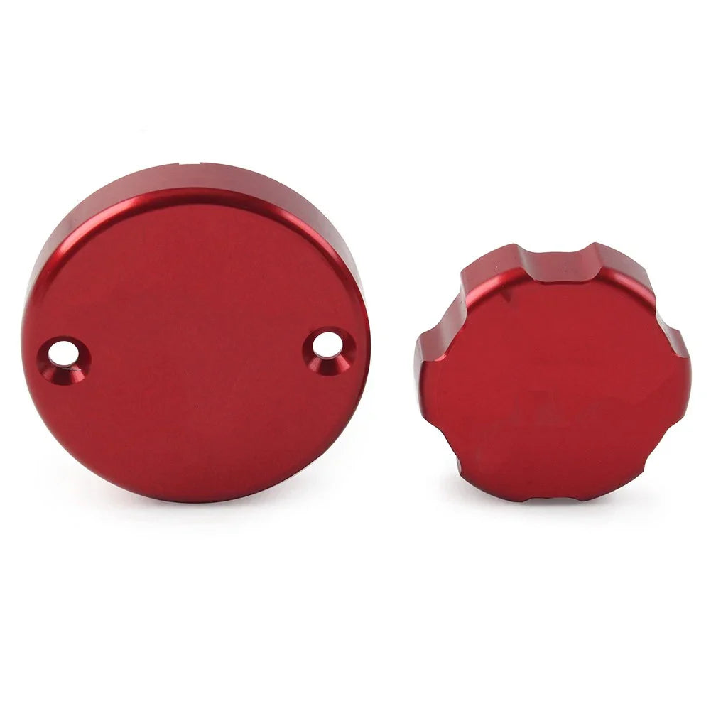 Ducati 848 1098 Front Brake Clutch Reservoir Cover Oil Pump Caps (2008-2012)