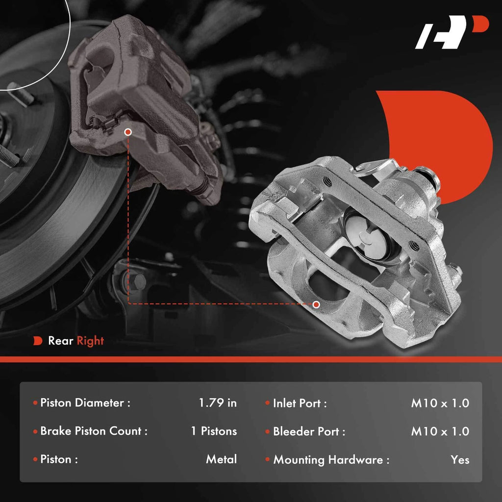 Rear Right Brake Caliper with Bracket for Ford Explorer (2011-2019)