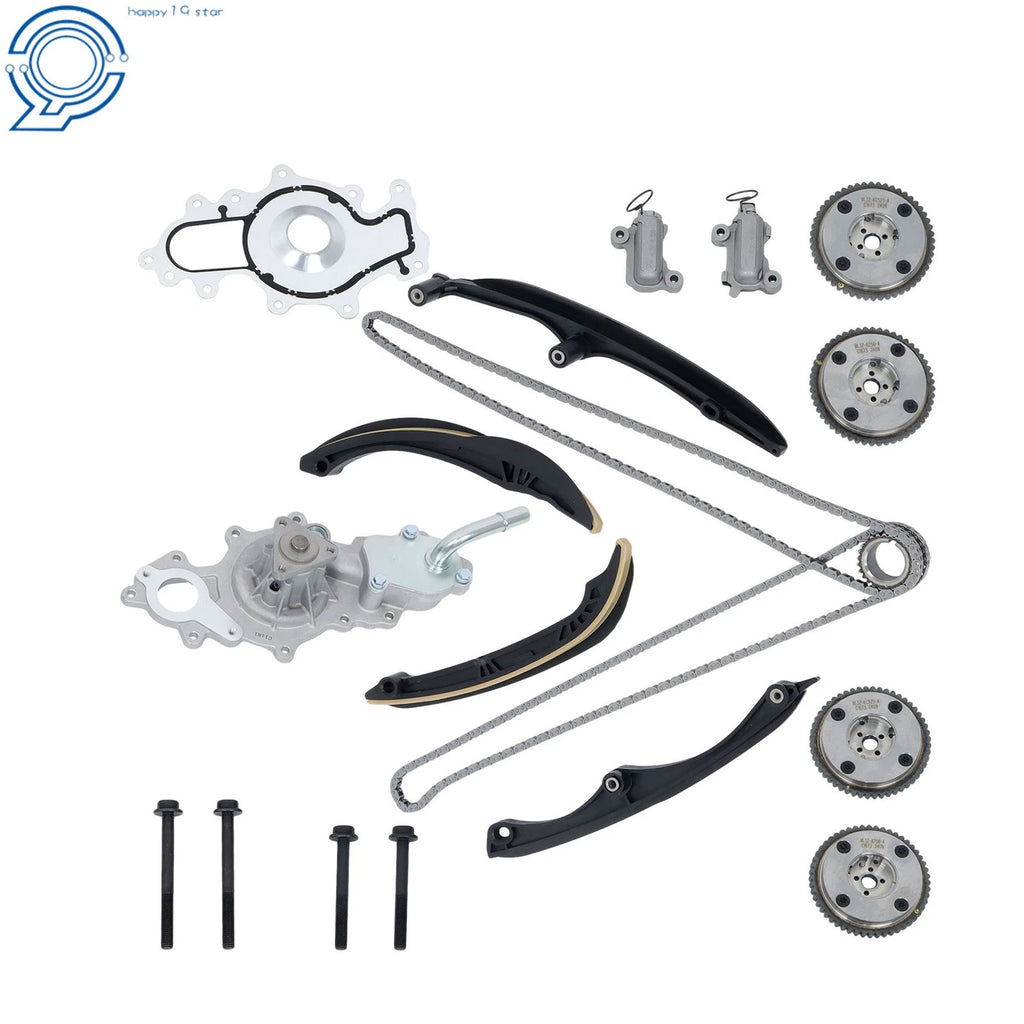 Timing Chain Kit with Camshaft Phaser & Water Pump for Lincoln Ford Navigator F-150 (2015–2020)