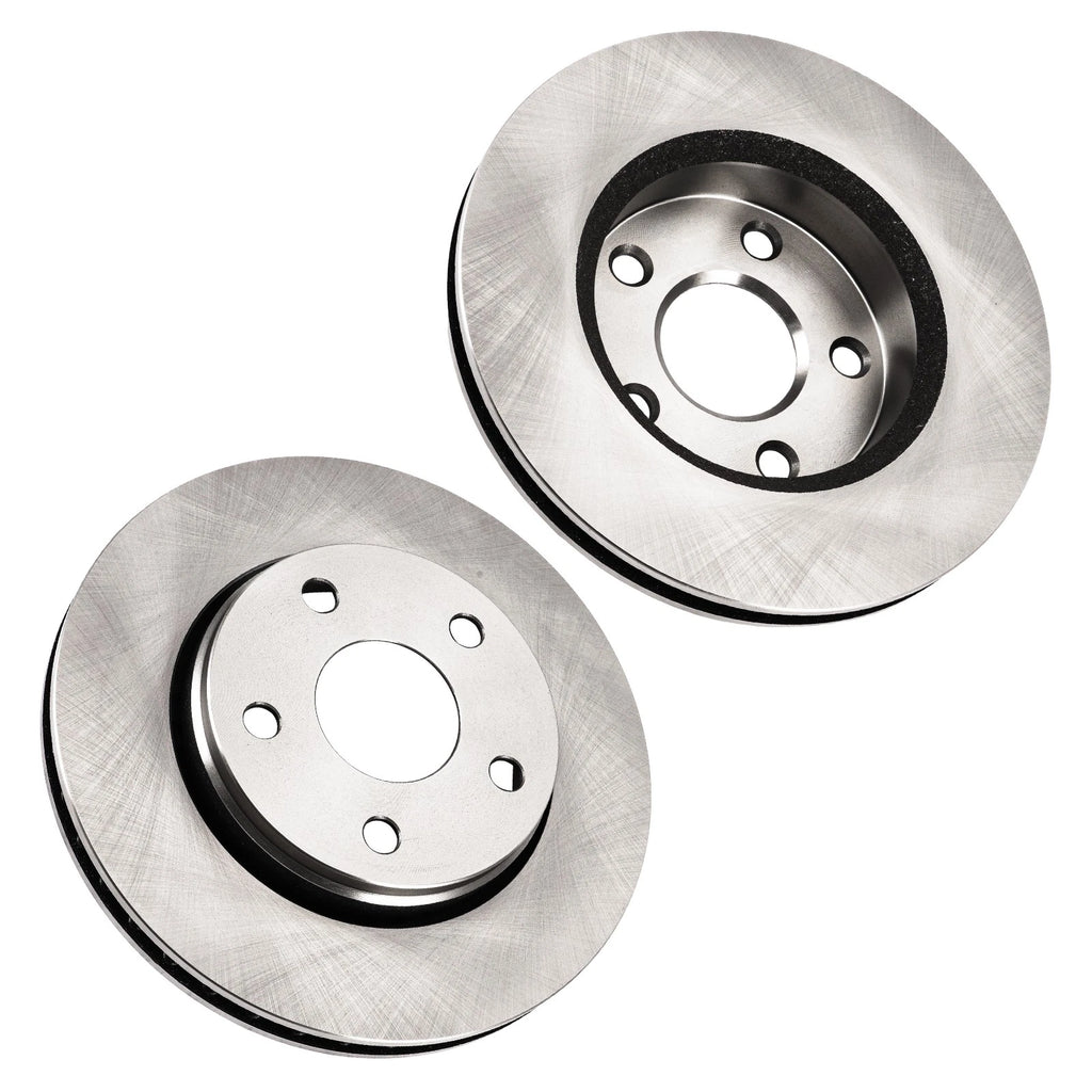 Set of 2 Front Vented Disc Brake Rotors for Jeep Wrangler JK (2007–2018)