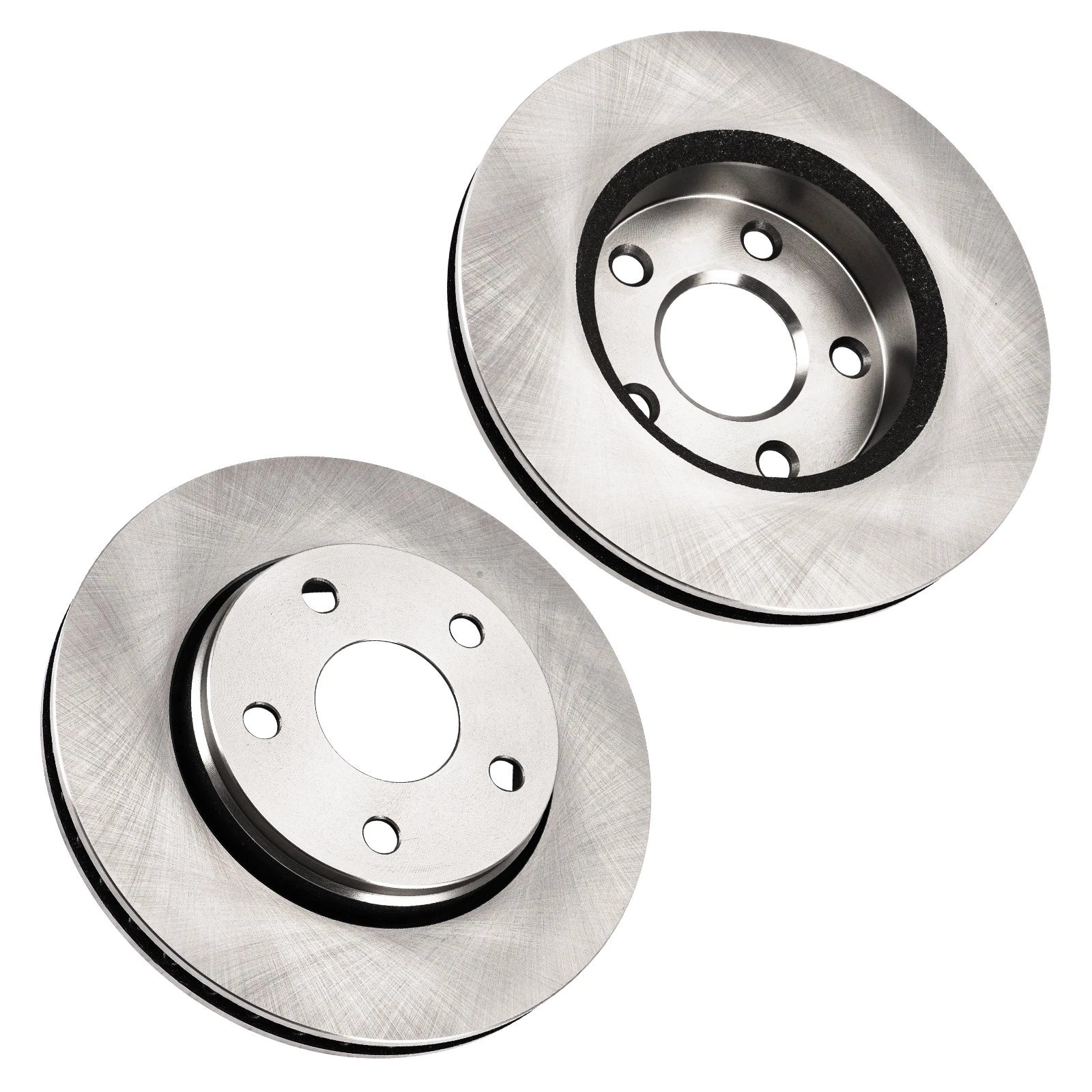 Set of 2 Front Vented Disc Brake Rotors for Jeep Wrangler JK (2007–2018)