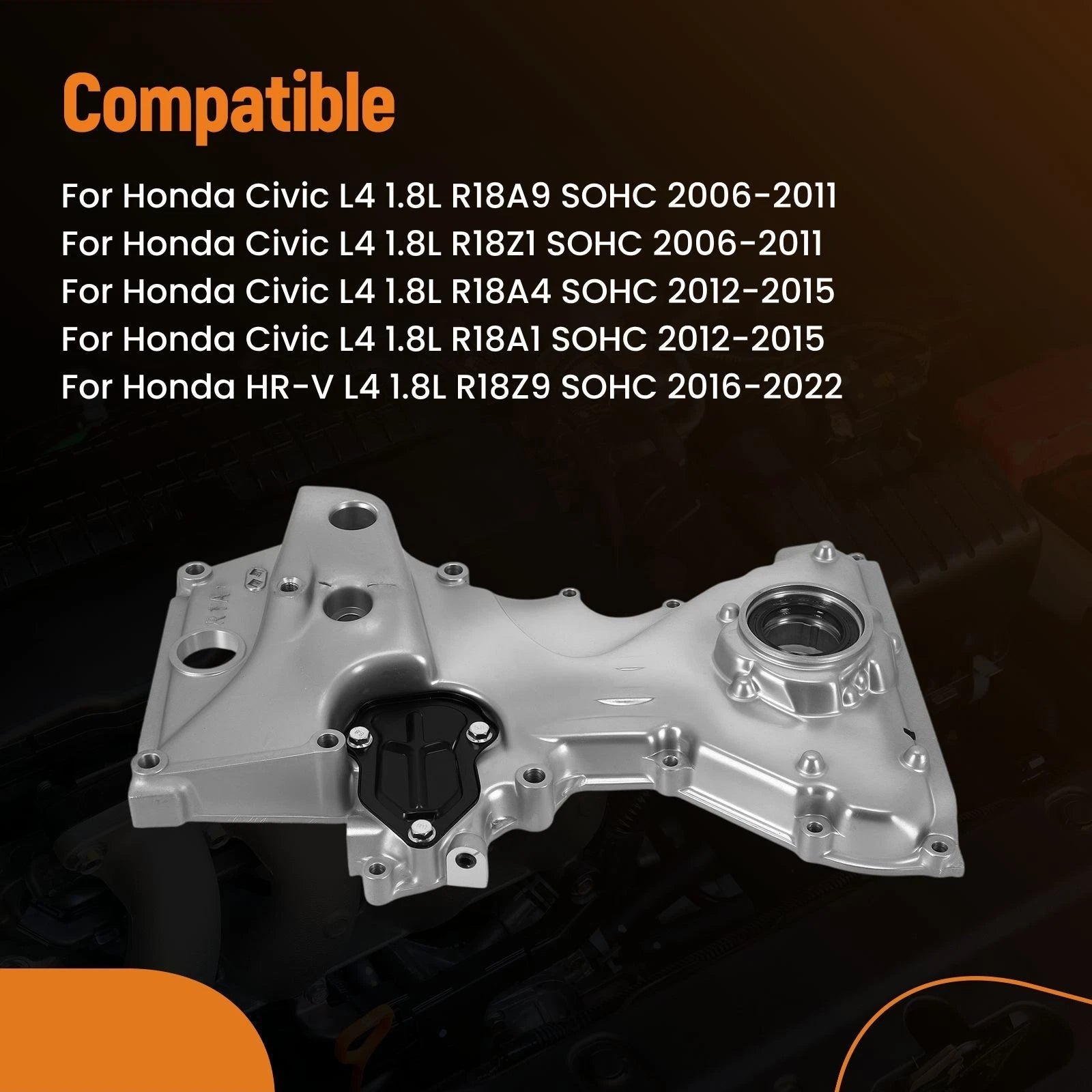 Aluminum Oil Pump for Honda Civic 1.8L (2006–2015) 15100R1AA01 M532