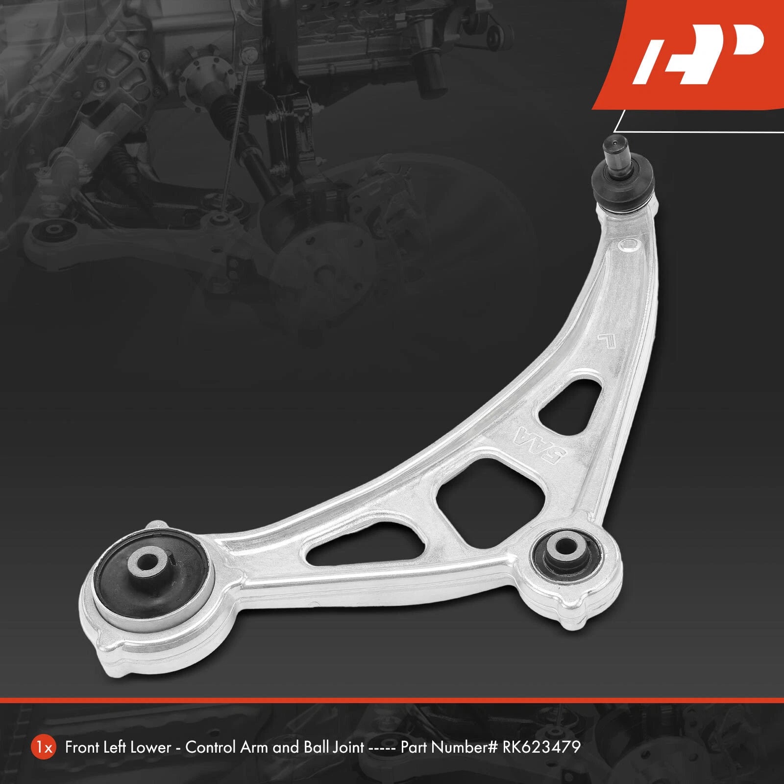 Front Left Lower Control Arm with Ball Joint for Nissan Murano (2015-2022)