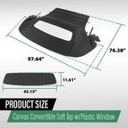 Convertible Soft Top & Plastic Window for Ford Mustang (2005–2014)