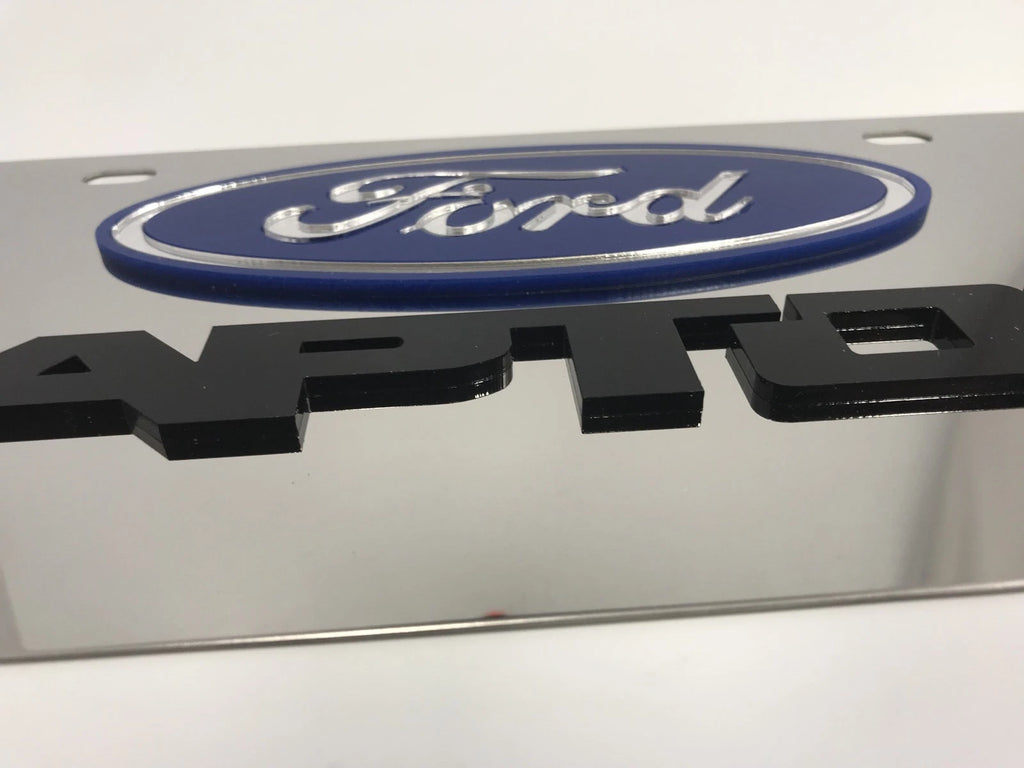 License Plate Logo Emblem Replacement for Ford Raptor Pickup (2017–2024)