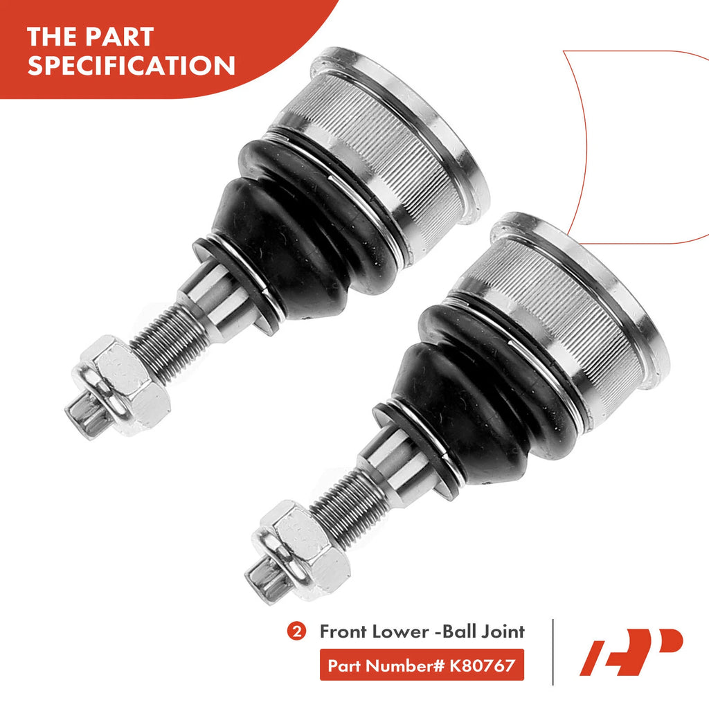 Set of 8 Control Arms with Ball Joints for Jeep Liberty (2005–2007)