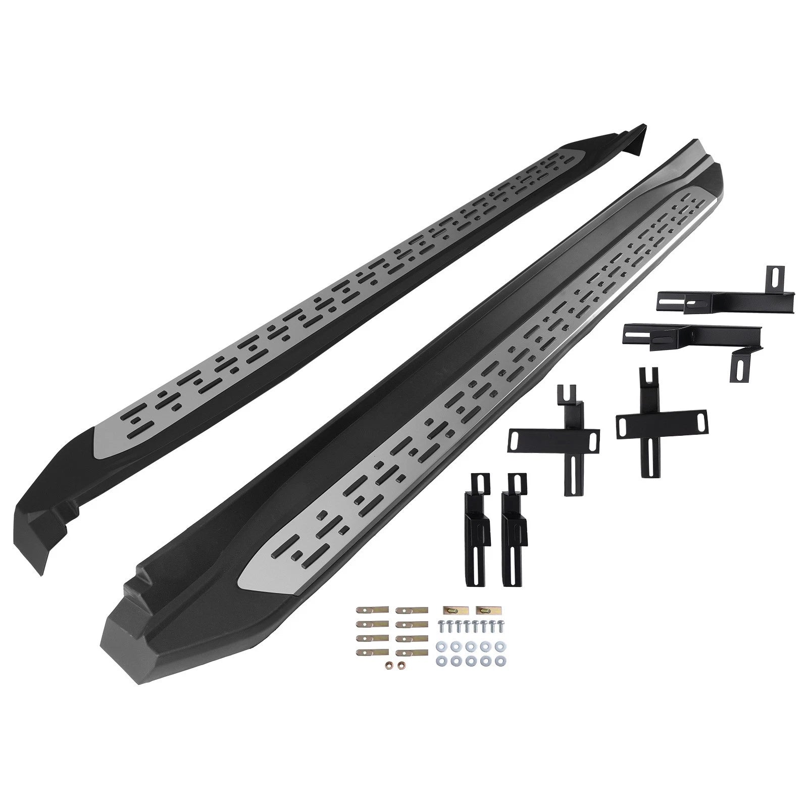 Set of 2 Nerf Bars Running Boards for Toyota Highlander (2014–2019) Black