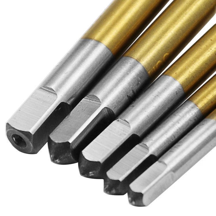 Spiral Tap Thread Forming Drill Bits Set for Metric Applications