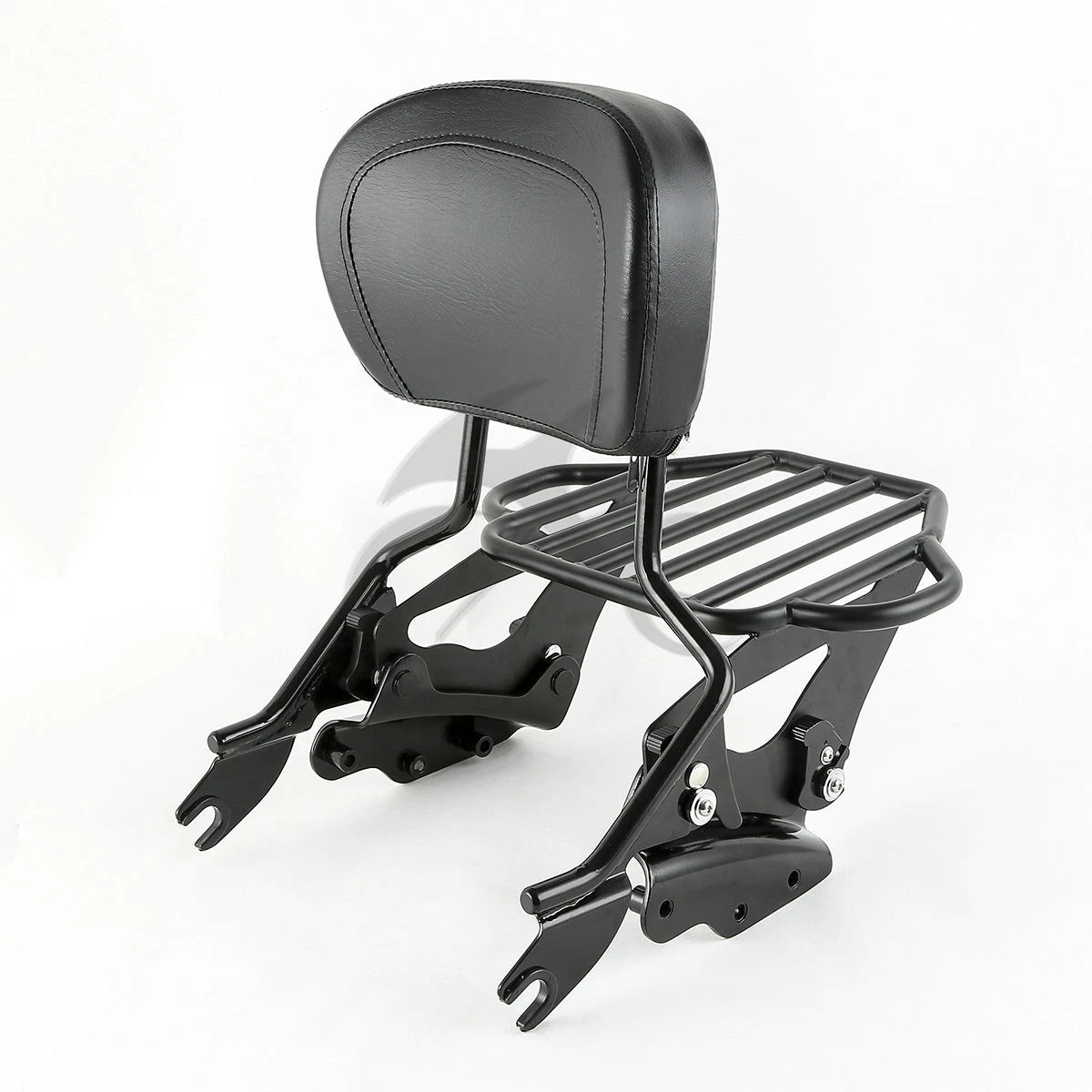 4 Point Docking Backrest Sissy Bar Luggage Rack for Harley Road King (2009–2013)