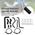 Silicone Radiator Coolant Hose for Suzuki SV650 (2016–2025) Black #14