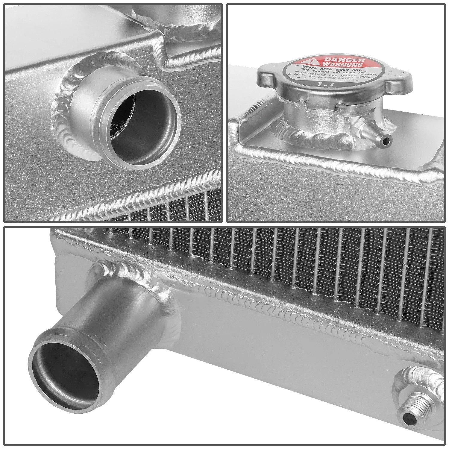 Full Aluminum 2-Row Racing Radiator for Dodge Coronet/Dart (1965–1969)