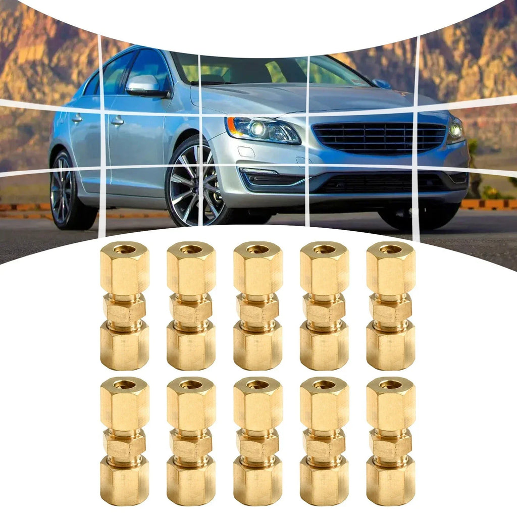 10 x Brake Line Connector 4.75mm 3/16 for Car