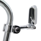 Chrome Flash 4.5" FootPeg for Yamaha XV250, Harley Dyna