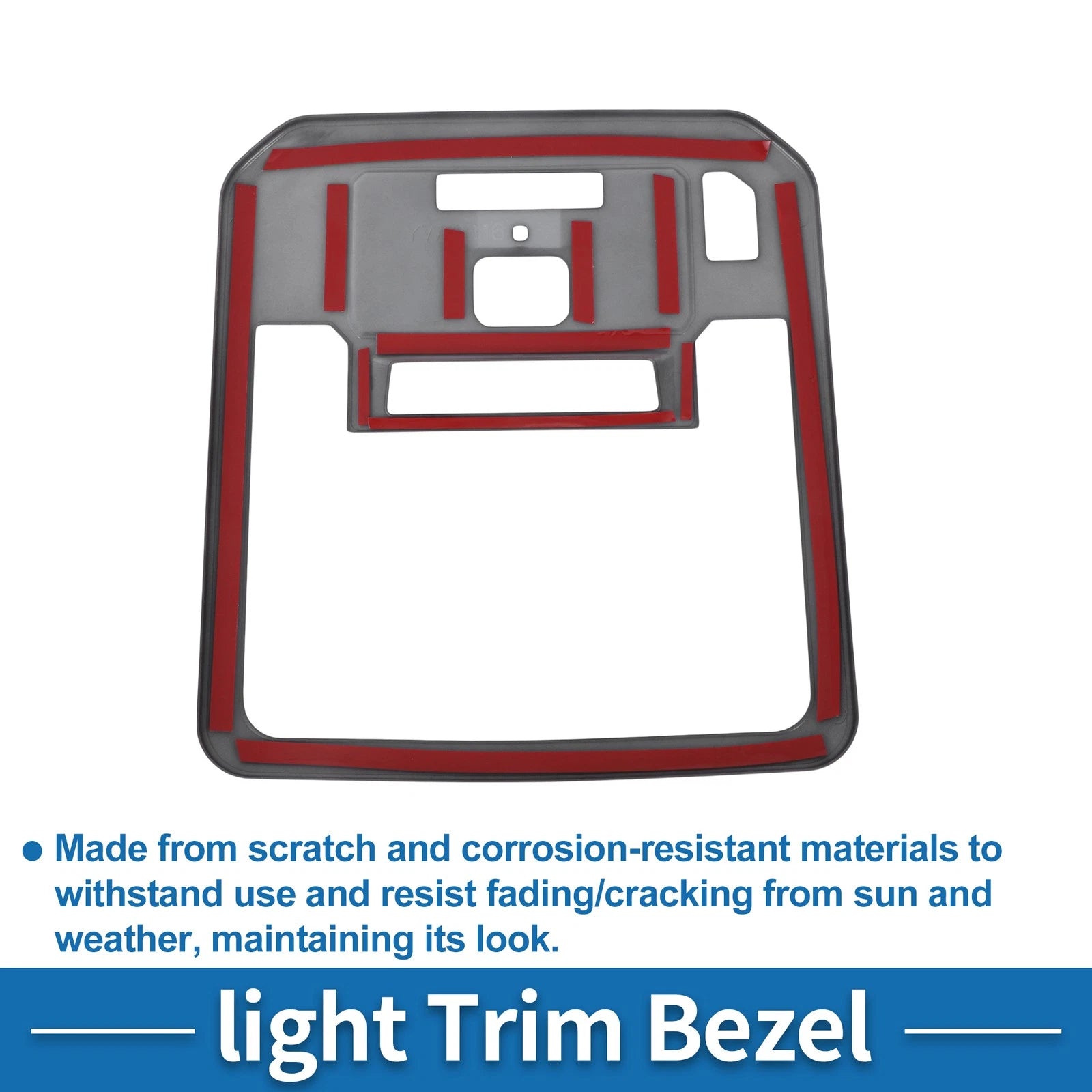 Front Row Headlight Trim Bezel for Toyota Tundra (2022–2023) Matte Black