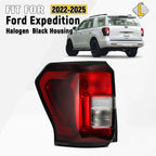 Halogen Tail Light for Ford Expedition (2022–2025) Black Left Driver LH