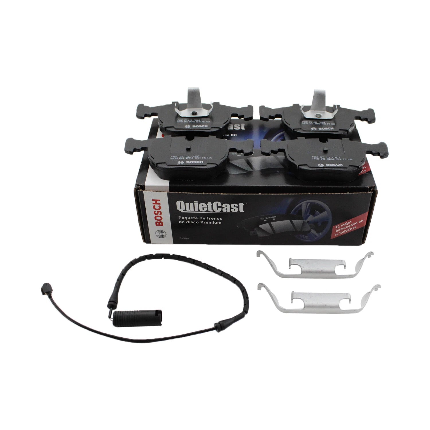Bosch QuietCast Front Semi-Metallic Brake Pads for BMW E38 E39 E53 (1995–2006)