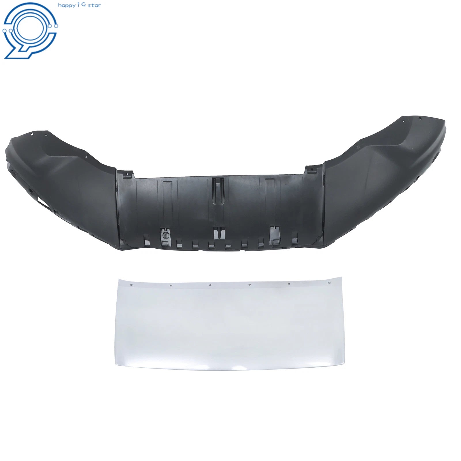 Front Bumper Lower Valance for Ford Escape (2013-2016) Black Painted