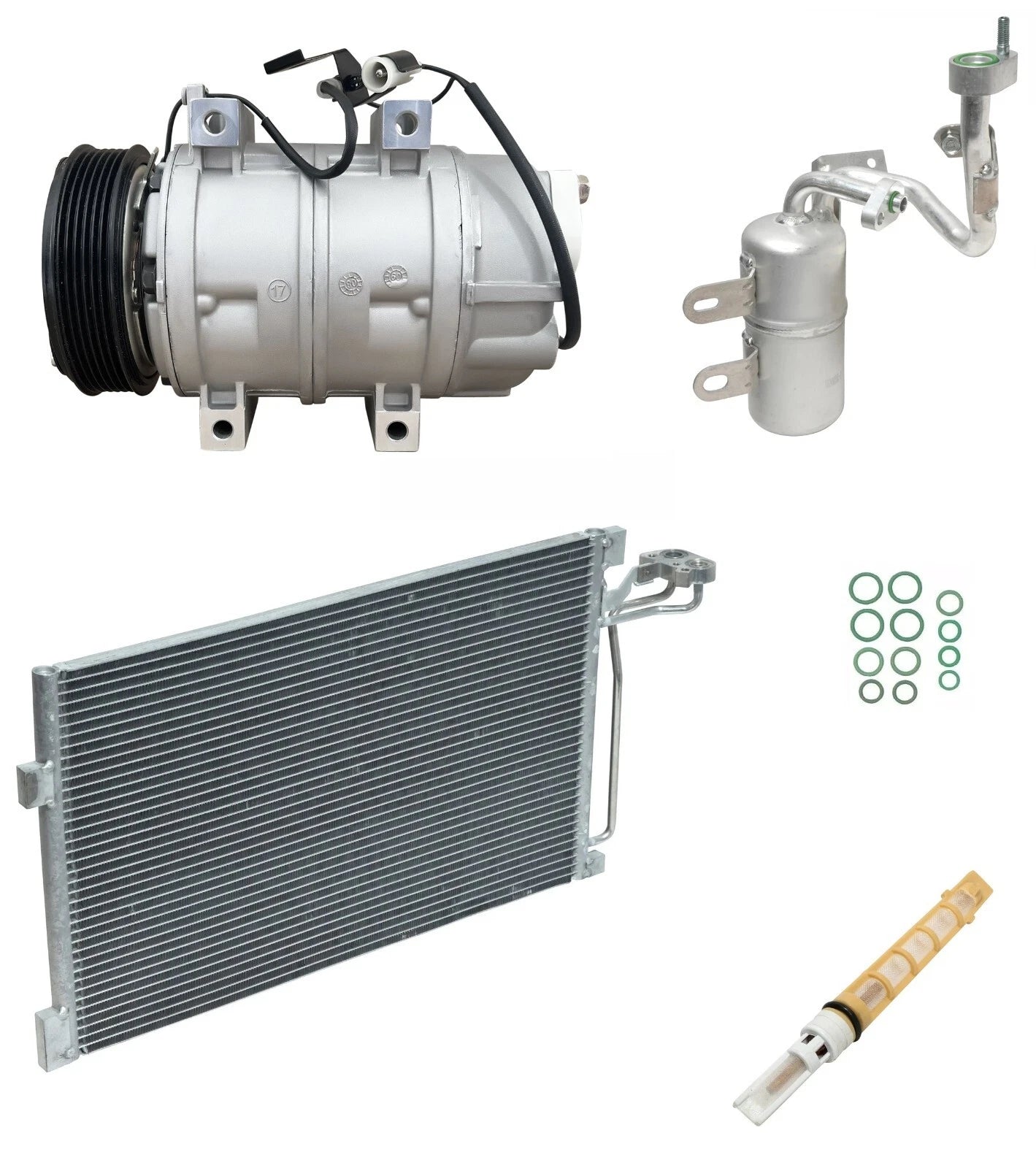 AC Compressor Kit With Condenser for Volvo C70 2.5L Turbo (2006–2006)