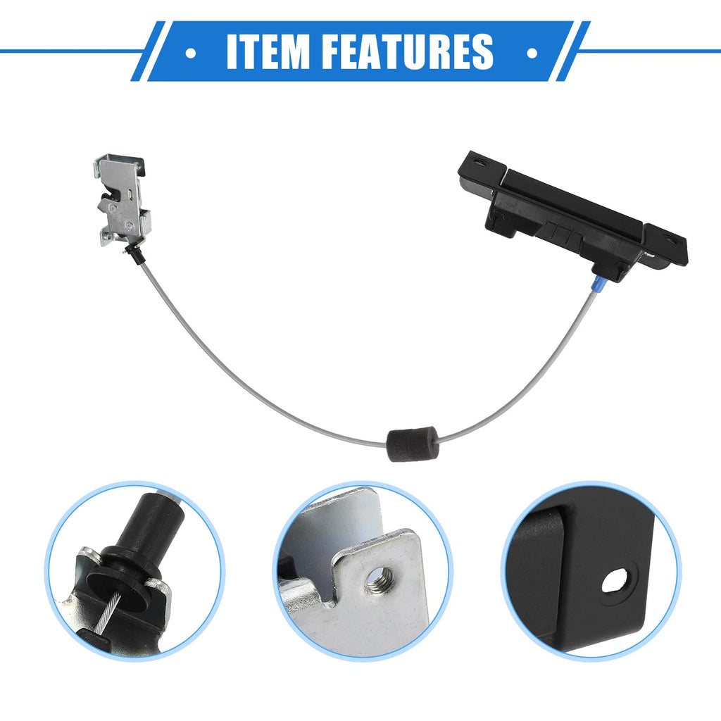 Rear Door Latch Lock Cable with Handle YC15-V431A03-AM for Ford Transit (2000–2006)
