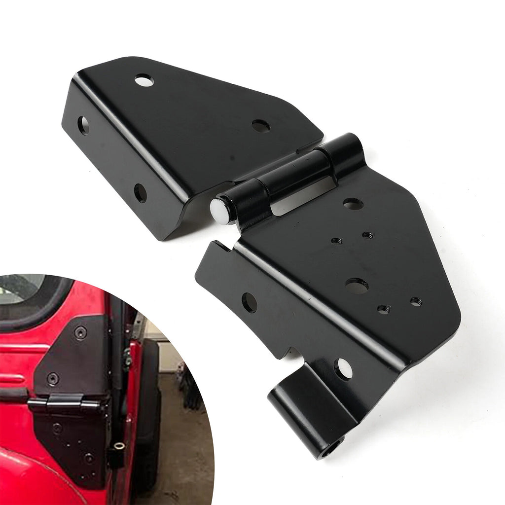 Windshield Hinges Pair for Jeep Wrangler CJ5, CJ7 (1976–1995) Black