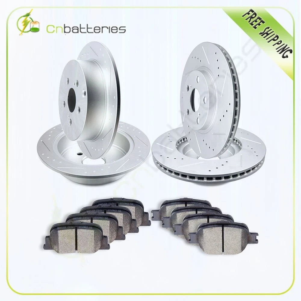 Brake Rotors + Ceramic Brake Pads for Scion tC (2005–2010)