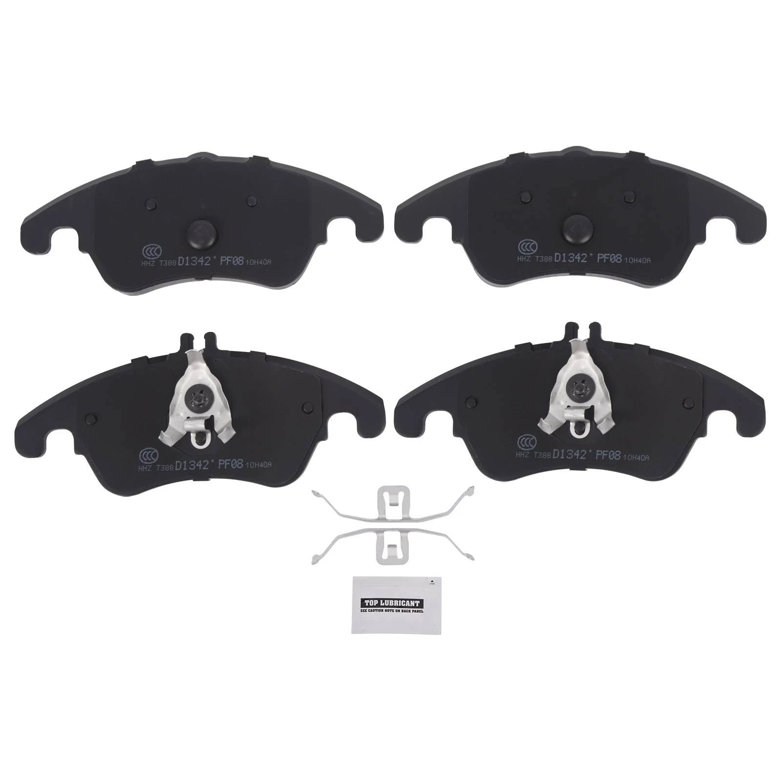 Front Ceramic Brake Pads for Mercedes-Benz C250 C300 C350 E350 E400 E550 SLK350 (2012–2016)