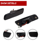 Smoked Lens White Front Side Marker Lights for Toyota Lexus Scion
