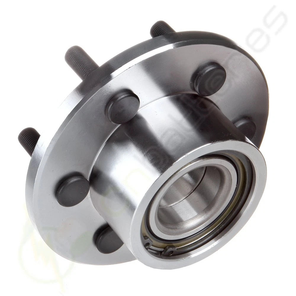 2 Front Wheel Hub & Bearing Assembly ABS + 4 Tie Rods Kit for Dakota Durango (1997–2003)