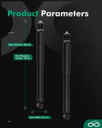 Set of 2 Rear Shocks Struts for Ford Mustang (1994–2004)