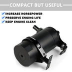 Baffled Aluminum Oil Catch Can for Car Accessories