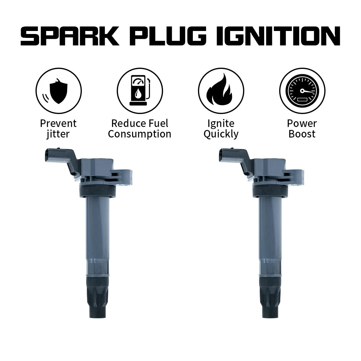 2X Ignition Coils for Chevrolet Spark L4-1.2L (2012–2015) OEM UF725