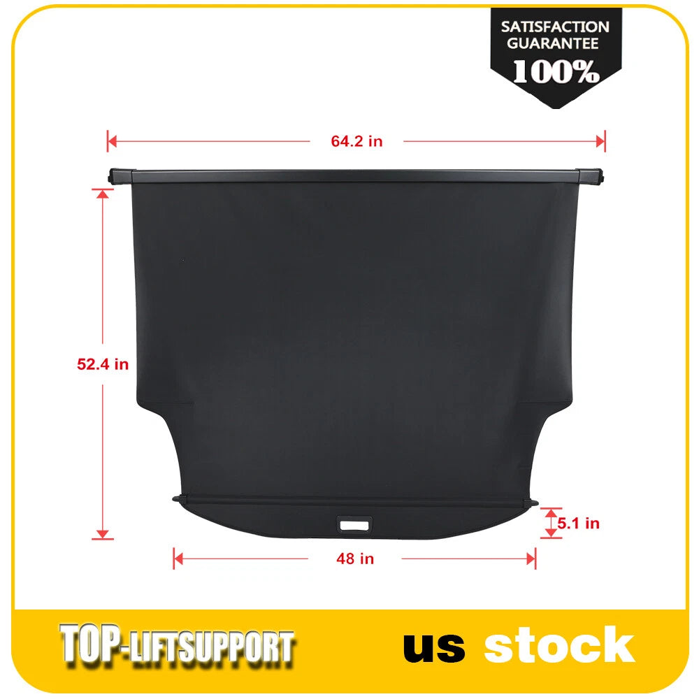 Retractable Rear Cargo Security Trunk Cover for Cadillac Escalade ESV (2021–2023)