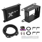 30 Row Oil Cooler Kit 10AN for Universal Applications (Aluminum, Thermostatic)