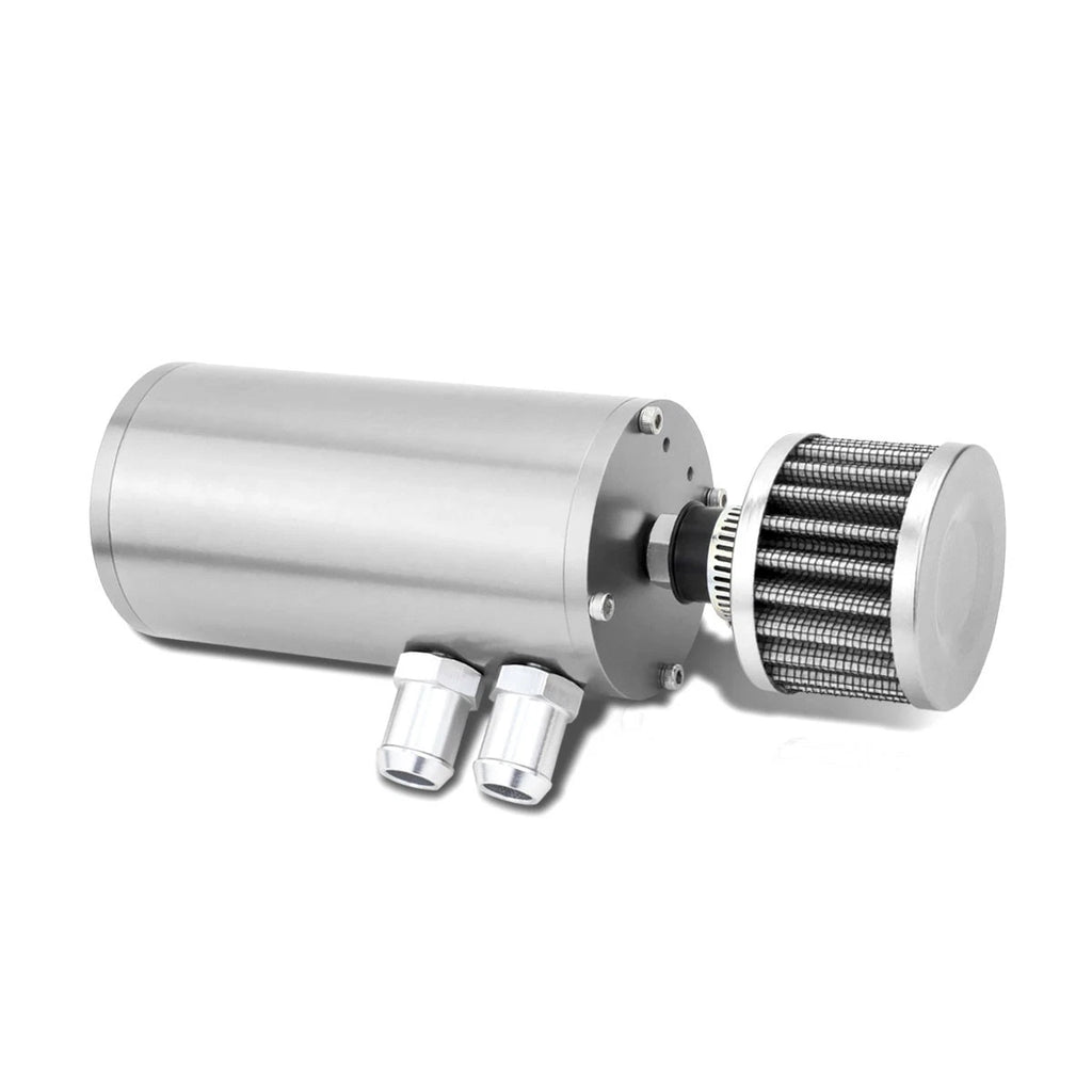 Aluminum Engine Catch Reservoir Breather Tank with Air Filter for