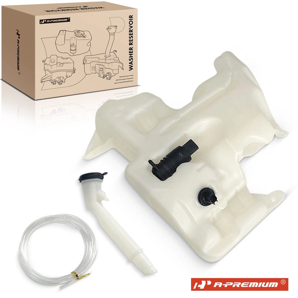 Windshield Washer Reservoir with Cap & Pump for Chevrolet Malibu 