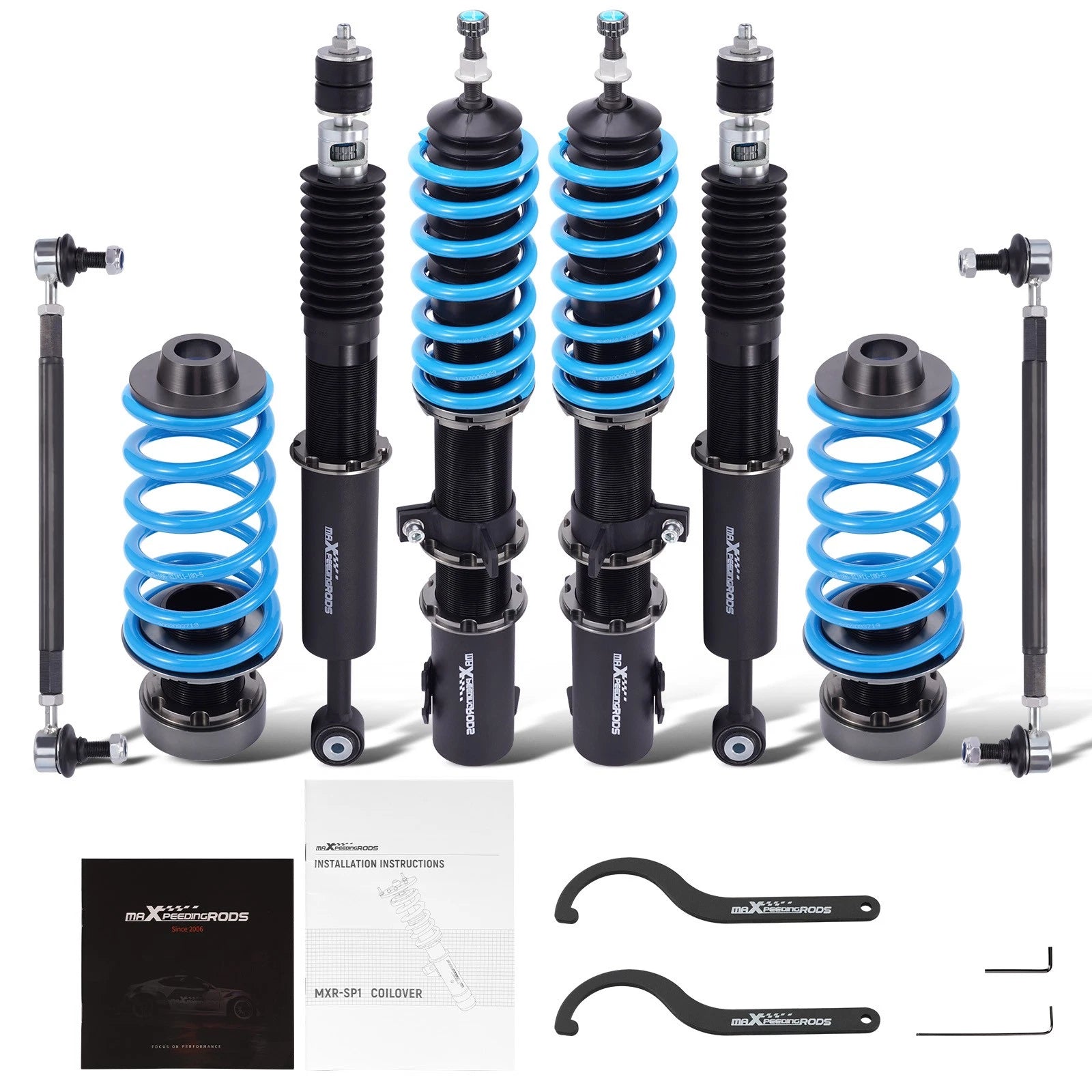 MaXpeedingrods T6 Coilovers 24 Way Damper Lowering Kit For Toyota Yaris 07-11