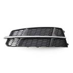 Left Front Bumper Lower Grille for Audi A6 C7 (2014-2018) Black Chrome