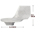 Aluminum Boat Motor Trim Tab Anode with Bolt for MerCruiser Stern Drive (822777Q1)