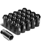Set of 20 J2 7075-T6 Forged Aluminum M12x1.25 Open-End Lug Nuts for