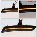 LED Front & Rear Side Bumper Marker Turn Lights for Chevy Camaro (2016–2020)