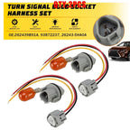 2X Headlight Turn Signal Bulb Socket Harness Kit for Lexus RX450h RX350 (2010–2015)