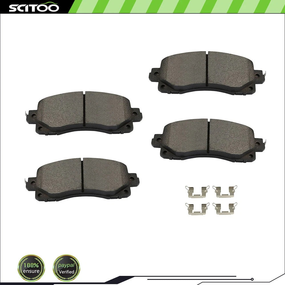 4X Front Metallic Brake Pads for Subaru Outback (2020–2022)