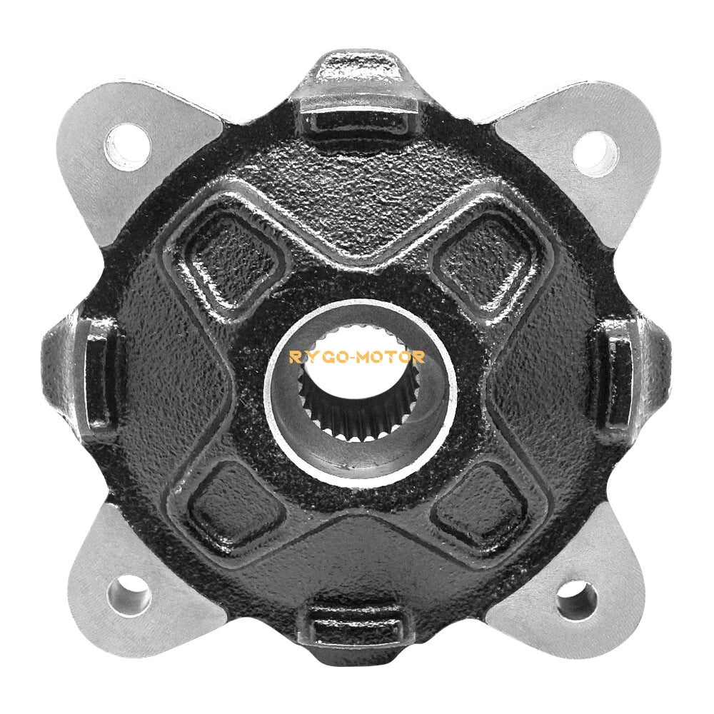 Front Wheel Hub & Disc Rotor Set w/ Stud Kit for Polaris Ranger 900 800 (2013–2021)