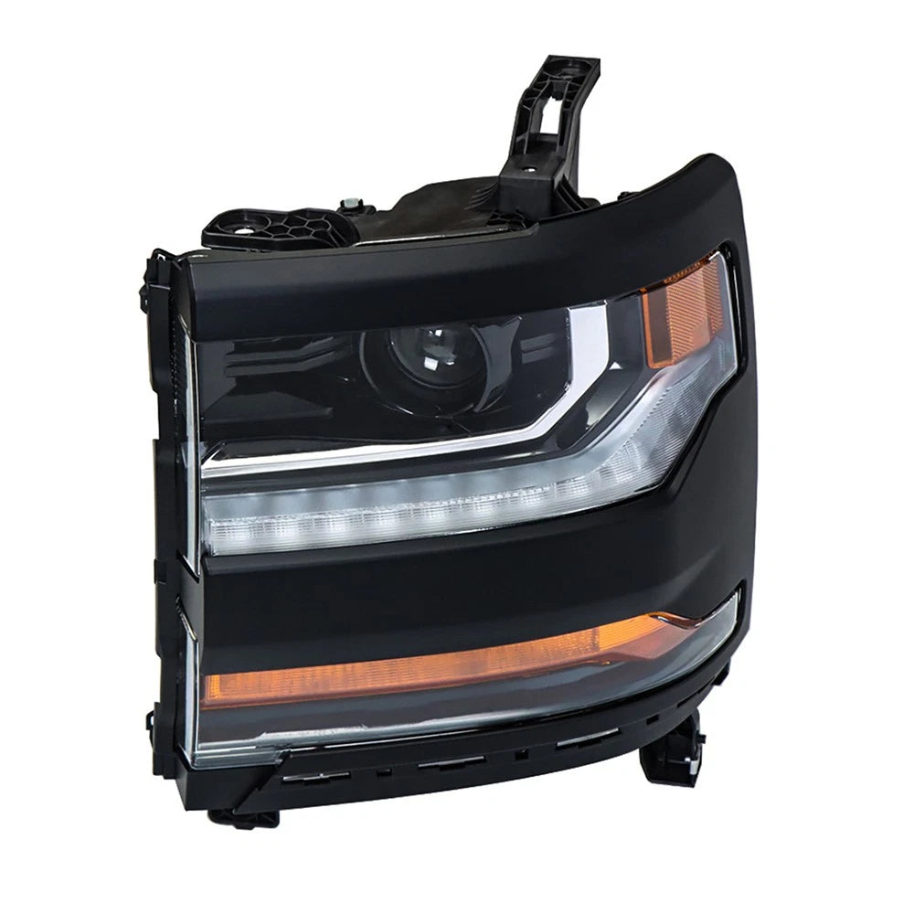 Driver Headlight for Chevy Silverado 1500 (2016–2018) HID/Xenon LED DRL