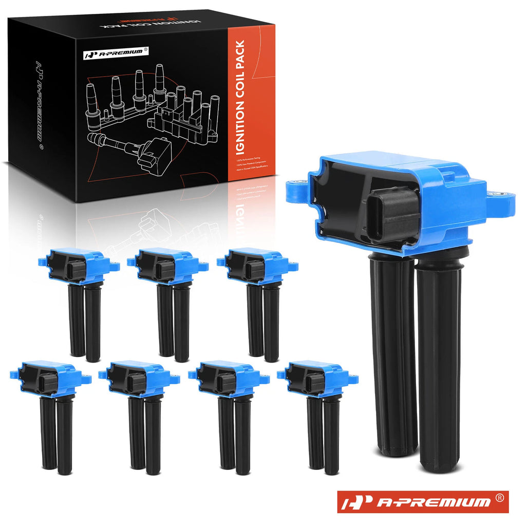 8x Blue Ignition Coil for Ram 1500 2500 (2011–2024) Jeep Grand Cherokee