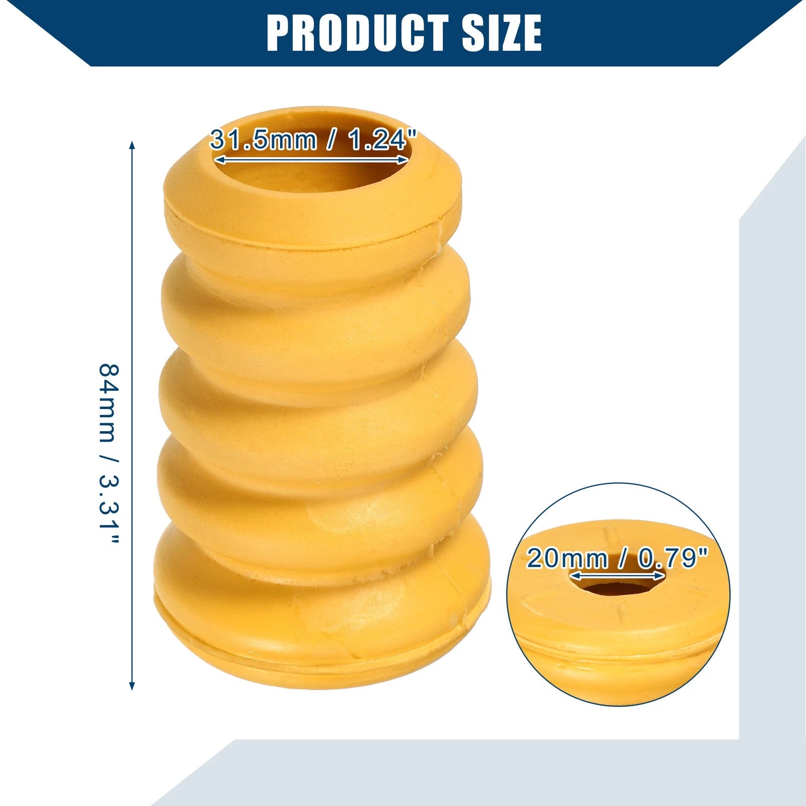 Suspension Strut Bumper Bump Stop for Toyota Camry (1997–2011) No.4834132053