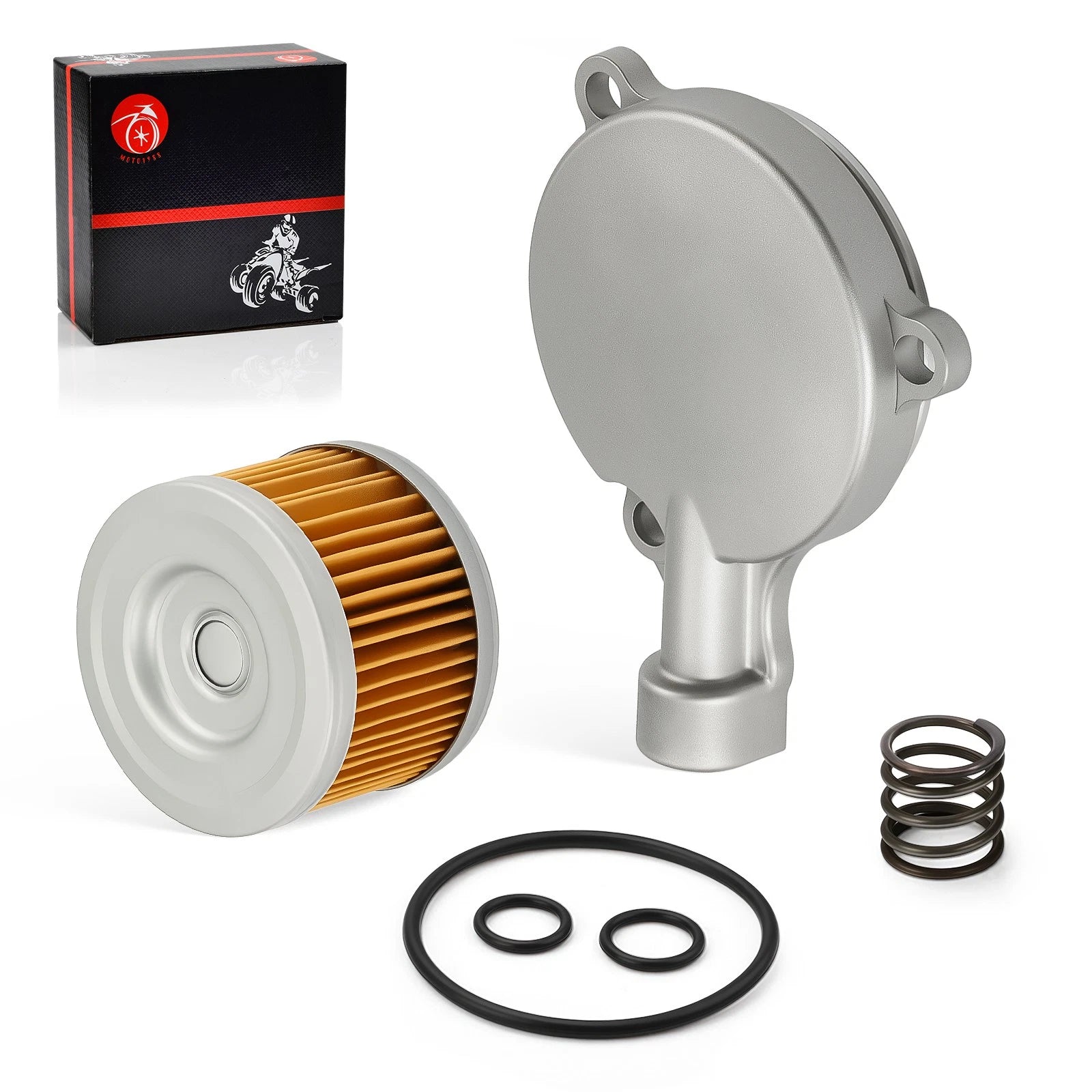 Oil Filter Cover w/ Spring O-Ring for Honda Rancher 350 TRX350FM (2000–2006)