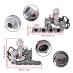 Turbocharger for Audi A3 A4 A4 Quattro TT 2.0T (2005â2013)